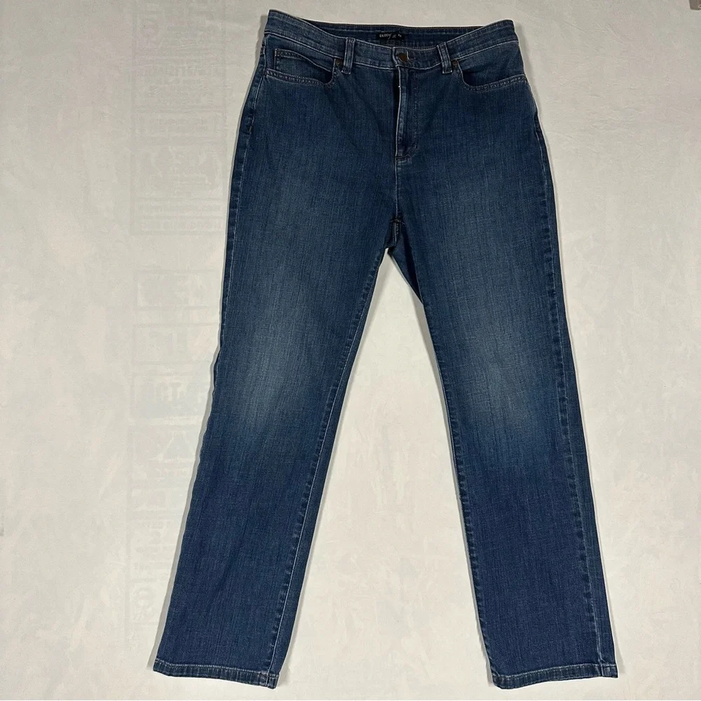 Eileen Fisher Women’s 12 Blue Straight Jeans